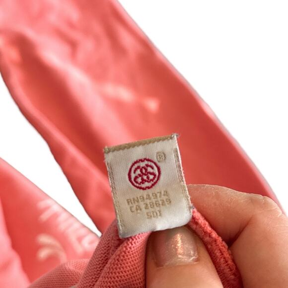 Stussy Athletics Vintage Crown Logo Boxy Oversized Sweatshirt Coral White Small - Picture 11 of 16